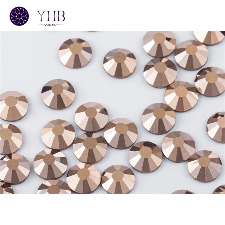 Gold Hotfix Rhinestones