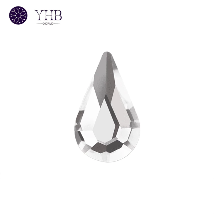 Teardrop Flat Back Rhinestones