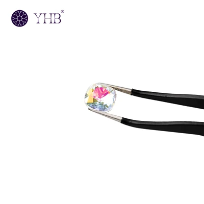 Ruudukujulised terava seljaga kiirparandused rhinestones